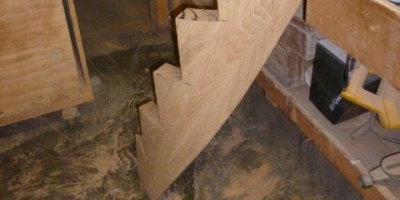 Fabrication de l'escalier sur mesure