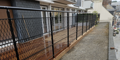 Création d'une terrasse en bois près de Dieppe