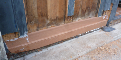 Greffes de bois pour réparation porte d'entrée - Seine Maritime