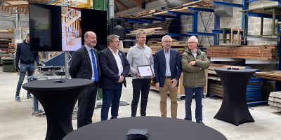 Remise de label en menuiserie extérieure et intérieure en Normandie