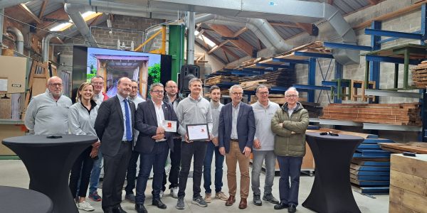 Remise du Label Maître Artisan de Laurent Lateurtre à Paluel