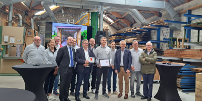 Remise du Label Maître Artisan de Laurent Lateurtre à Paluel