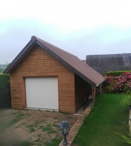 Création d’un garage sur mesure avec ossature bois en Normandie